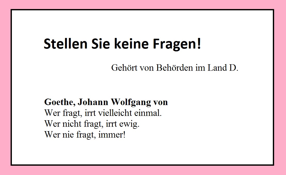 fragen goethe