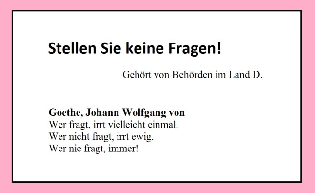 fragen goethe