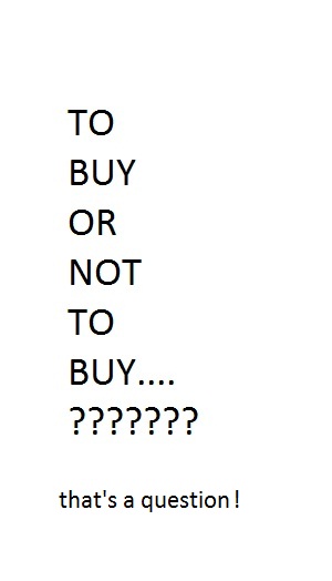 tobuyornottobuy